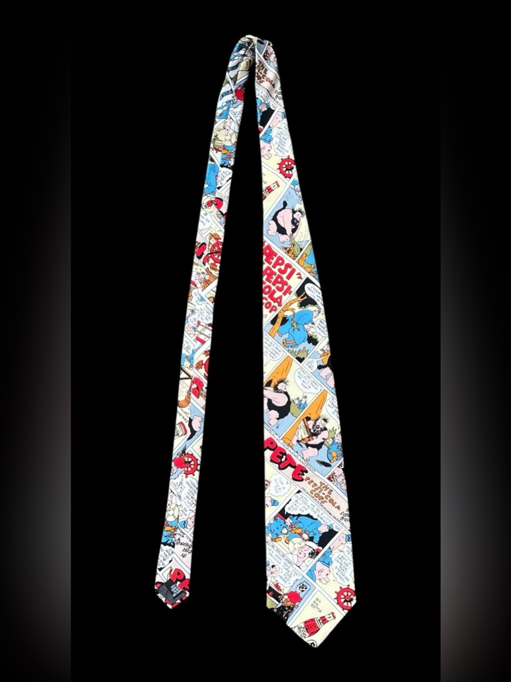 Retro Pepsi & Pete Pepsi Cola Cops Comic Strip Necktie Balancine The Tie Works